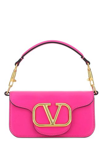 Pink Pp Leather Small Locã² Handbag - Valentino Garavani - Modalova