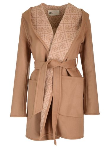 Tory Burch Hooded Wool Coat - Tory Burch - Modalova