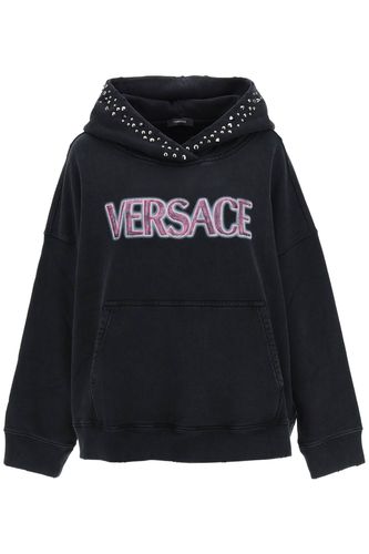 Versace Cotton Logo Sweatshirt - Versace - Modalova