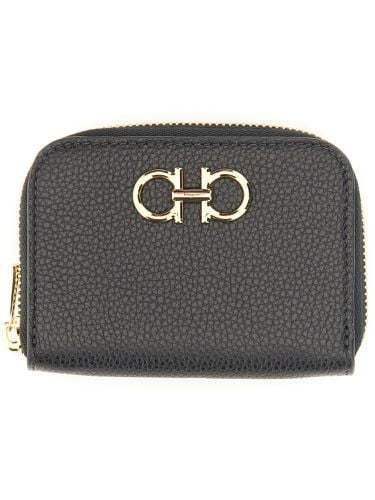 Gancini Credit Card Holder - Ferragamo - Modalova