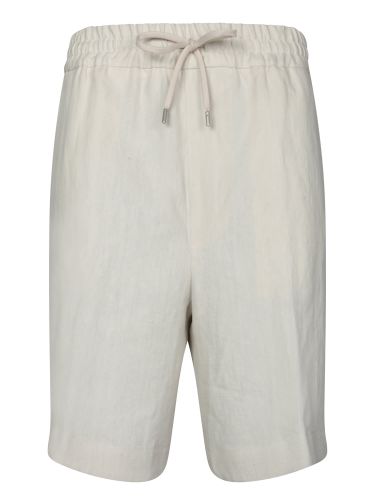 Lardini Beige Linen Bermuda Shorts - Lardini - Modalova