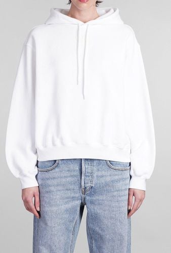 Logo Printed Drawstring Hoodie - Alexander Wang - Modalova