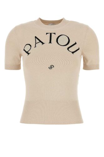 Patou Sand Cotton Blend T-shirt - Patou - Modalova