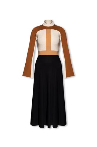 Chloé Colour-block Wool Dress - Chloé - Modalova