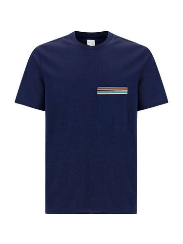 Stripe Printed Crewneck T-shirt - Paul Smith - Modalova