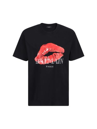 Balmain Kiss T-shirt - Balmain - Modalova