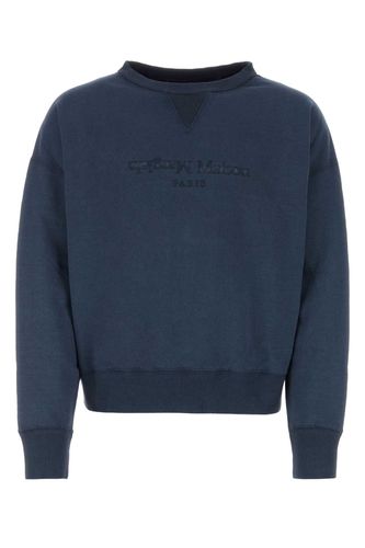 Navy Cotton Sweatshirt - Maison Margiela - Modalova