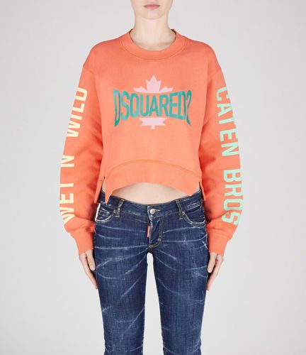 Dsquared2 D2 Leaf Cut Sweatshirt - Dsquared2 - Modalova