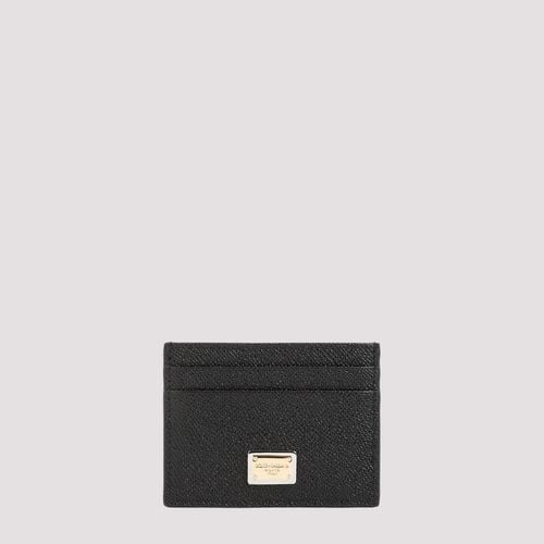 Cardholder With Logo Plaque - Dolce & Gabbana - Modalova