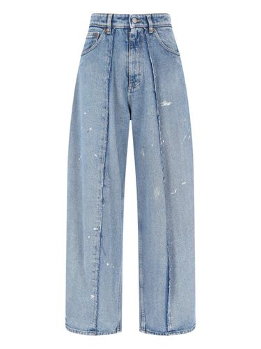 Logo Patch Straight-leg Jeans - MM6 Maison Margiela - Modalova