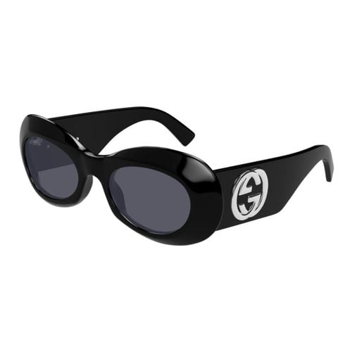 Gucci Eyewear Thick Oval Sunglasses - Gucci Eyewear - Modalova