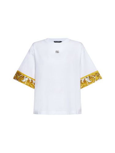 Maiolica Printed T-shirt - Dolce & Gabbana - Modalova