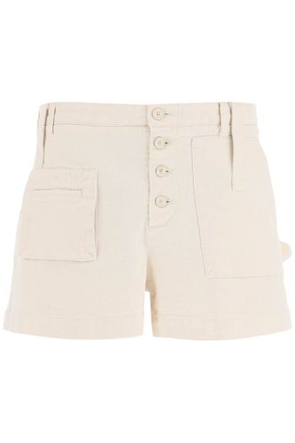 Melange Ivory Stretch Cotton Shorts - Etro - Modalova