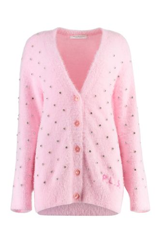 Rhinestones Knitted Cardigan - Philosophy di Lorenzo Serafini - Modalova