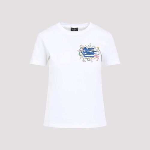 Etro Pegaso Logo T-shirt - Etro - Modalova