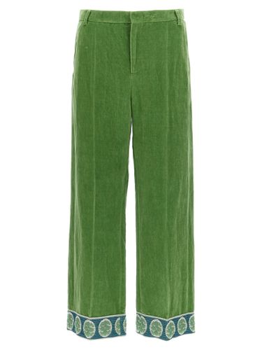 Valentino Garavani Velvet Trousers - Valentino Garavani - Modalova