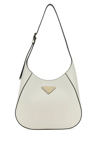 Prada White Leather Shoulder Bag - Prada - Modalova