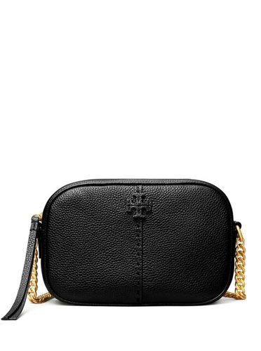 Mcgraw Crossbody Bag With Double T Detail In Grained Leather Woman - Tory Burch - Modalova