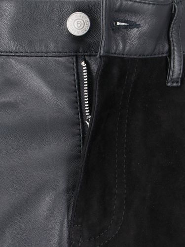 Maxi Leather Skirt - MM6 Maison Margiela - Modalova