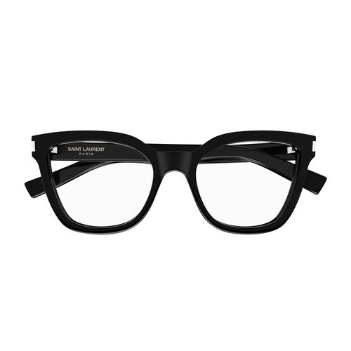 Saint Laurent Sl 748 Linea Corner Angle 001 Black Crystal Transparent Gloves - Saint Laurent Eyewear - Modalova