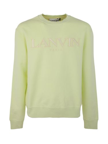 Logo Embroidered Crewneck Sweatshirt - Lanvin - Modalova