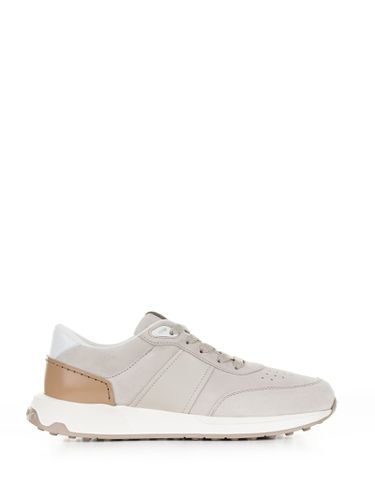 Tod's Beige Suede Sneakers - Tod's - Modalova