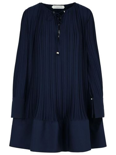 Flared Hem Pleated Midi Dress - Lanvin - Modalova