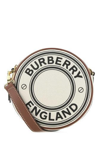 Two-tone Canvas And Leather Crossbody Bag - Burberry - Modalova