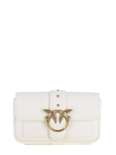 Clutch Bag love One Pocket Made Of Soft Leather - Pinko - Modalova