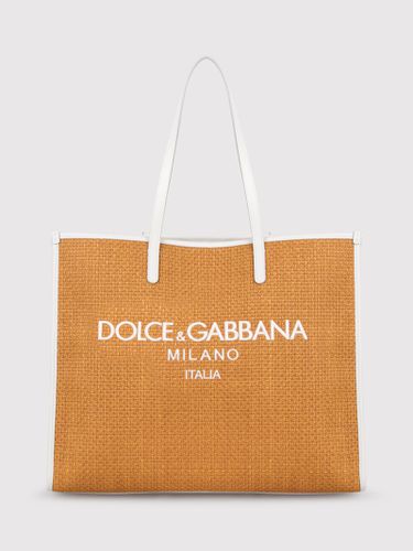 Large Shopping Woven Bag - Dolce & Gabbana - Modalova
