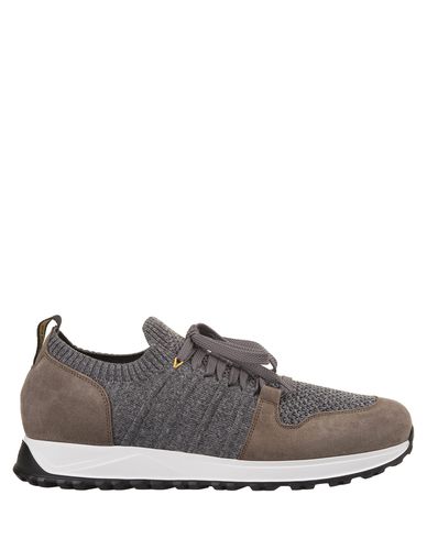 Grey And Leather And Fabric Sneakers - Doucal's - Modalova