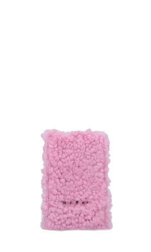 Marni Shearling Phone Case - Marni - Modalova