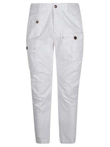 Logo Plaque Cargo Trousers - Dsquared2 - Modalova