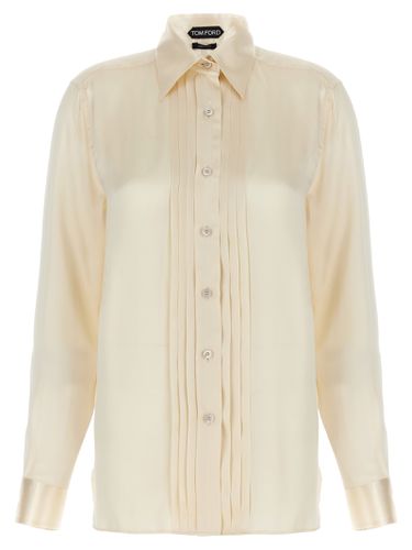 Tom Ford Pleated Plastron Shirt - Tom Ford - Modalova