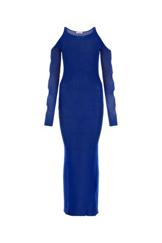 Electric Blue Viscose Blend Dress - Off-White - Modalova