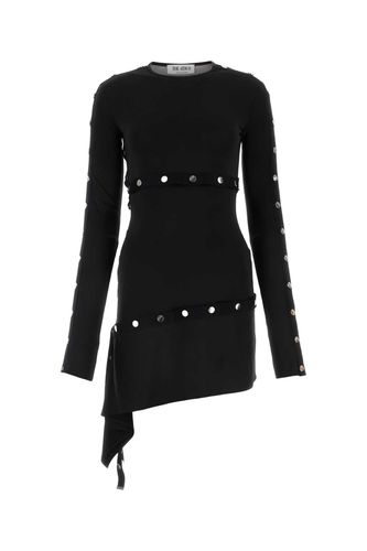 The Attico Black Jersey Mini Dress - The Attico - Modalova