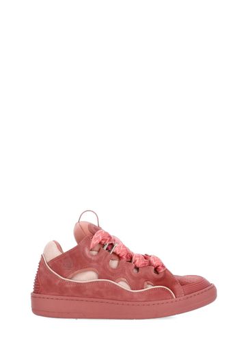 Curb Leather Blend Sneakers - Lanvin - Modalova