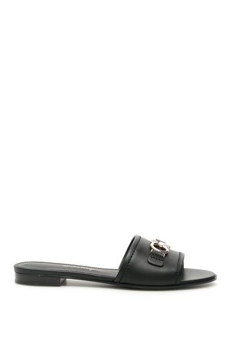 Ferragamo Rhodes Leather Mules - Ferragamo - Modalova