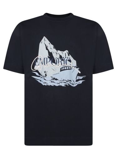 Emporio Armani Boat Blue T-shirt - Emporio Armani - Modalova