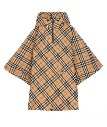 Burberry Check Hooded Cape - Burberry - Modalova