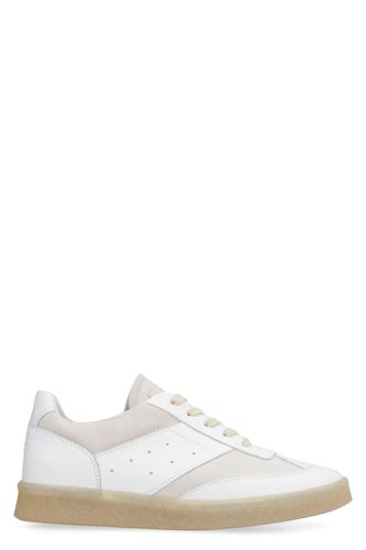 Leather And Suede Sneakers - MM6 Maison Margiela - Modalova