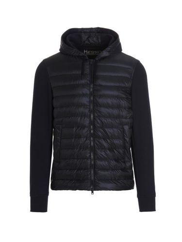 Herno Multi Material Hooded Jacket - Herno - Modalova