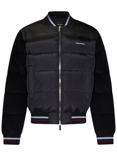 Dsquaered2 Mixed Puffer Down Jacket - Dsquared2 - Modalova