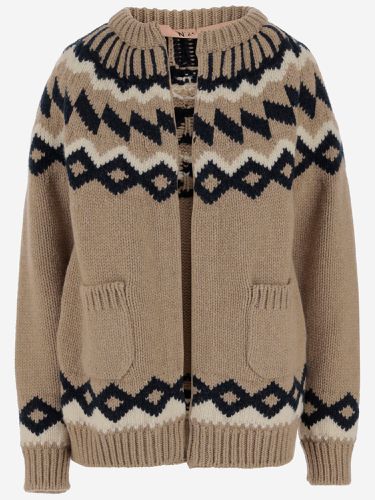 Fair Isle Wool Cardigan With Geometric Pattern - N.21 - Modalova