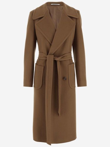 Wool Blend Double-breasted Coat - Tagliatore - Modalova