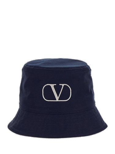 Garavani Logo Embroidered Bucket Hat - Valentino Garavani - Modalova