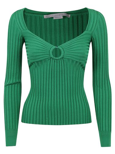 Detailed Rib Knit Top - Stella McCartney - Modalova