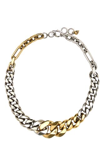 Two-tone Metal Necklace - Alexander McQueen - Modalova