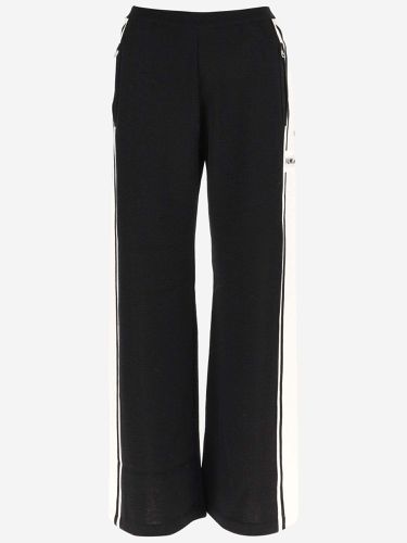 Wool Sport Pants With Logo - Palm Angels - Modalova