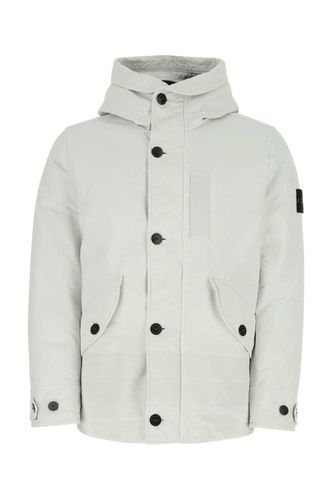 Logo-patch Long-sleeved Hooded Jacket - Stone Island - Modalova